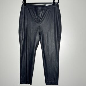 New Chico's Faux-Leather Front Ponte Pull On Leggings Women's XL 16 (Chico's 3)